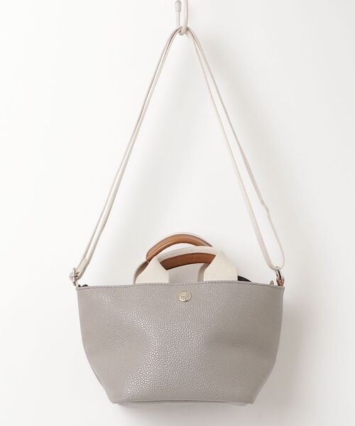 「Breath TOPKAPI」 2WAYバッグ FREE ライトグレー レディース_画像2