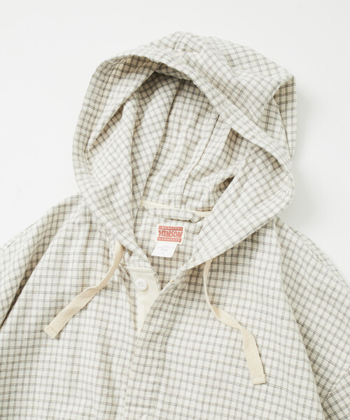 「HINSON」 長袖シャツ MEDIUM グレー メンズ_画像3