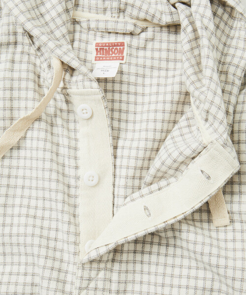 「HINSON」 長袖シャツ MEDIUM グレー メンズ_画像4
