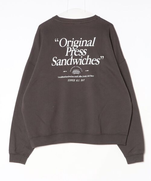 「FREAK'S STORE」 スウェットカットソー LARGE スミクロ メンズ_画像2