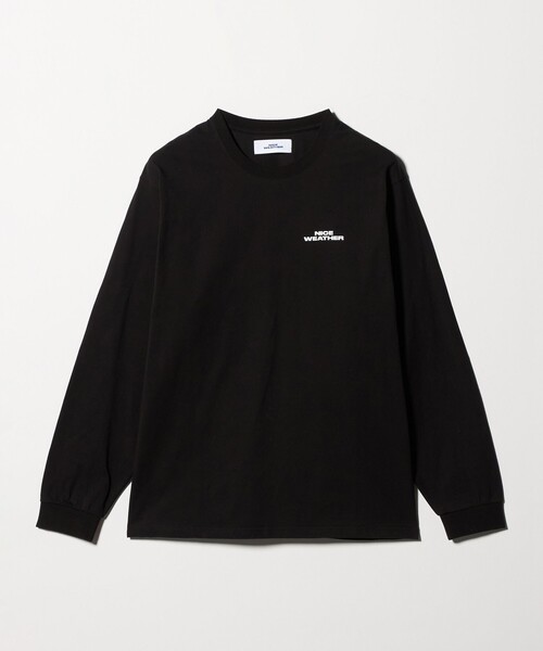 NiceロンT NICE WEATHER tシャツ 「NICE WEATHER」ロゴ ロングスリーブTシャツ