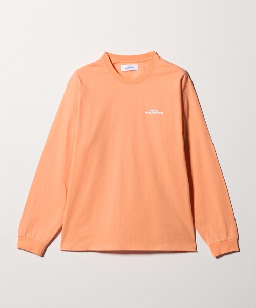 NICE WEATHER tシャツ 「NICE WEATHER」ロゴ ロングスリーブTシャツ