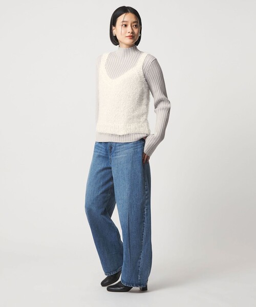 「A DAY IN THE LIFE UNITED ARROWS」 キャミソールニット FREE ベージュ レディース_画像4