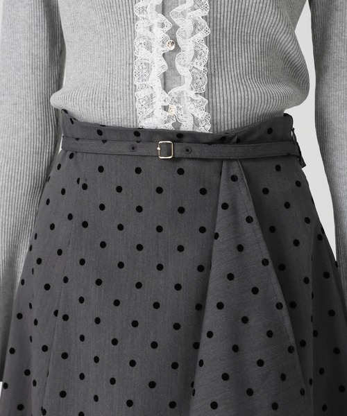 「MISCH MASCH」 フレアスカート M グレー レディース_画像8