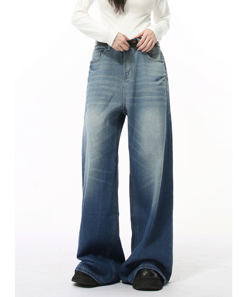 「WESTBOY」 デニムパンツ X-LARGE ブルー メンズ_画像7
