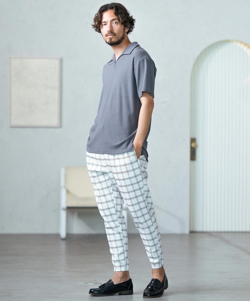 「Magine」 イージーパンツ 46 ブラック メンズ_画像5