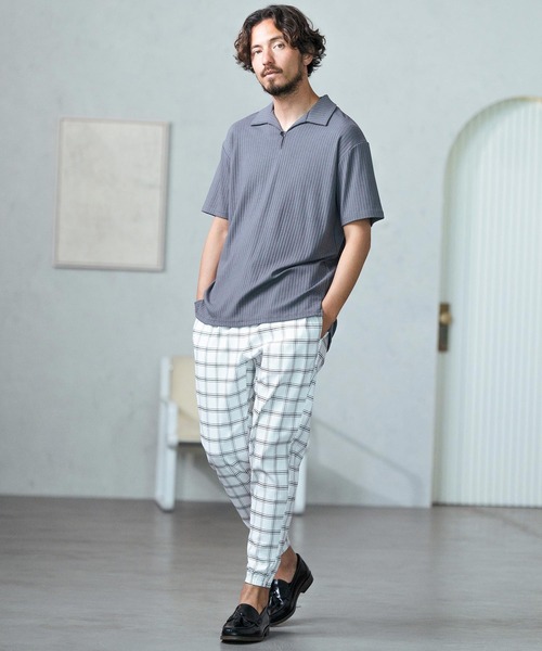 「Magine」 イージーパンツ 46 ブラック メンズ_画像6