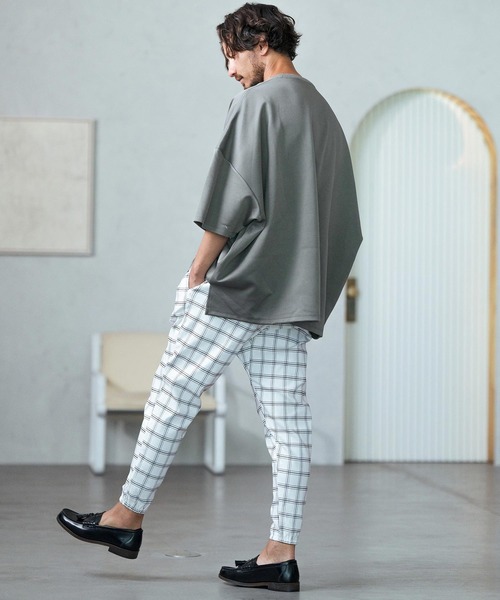 「Magine」 イージーパンツ 46 ブラック メンズ_画像8