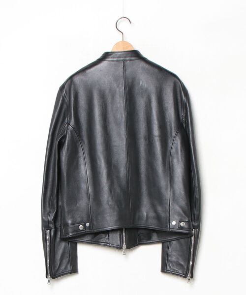 【新品】 EMMETI エンメティ レザージャケット 48サイズ 【国内正規品】 EMMETI（エンメティ） レザーブルゾン 48 ブラック メンズ : ZOZOTOWN