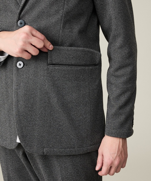 「ABAHOUSE GRAY」 セットアップ 50 チャコールグレー メンズ_画像9