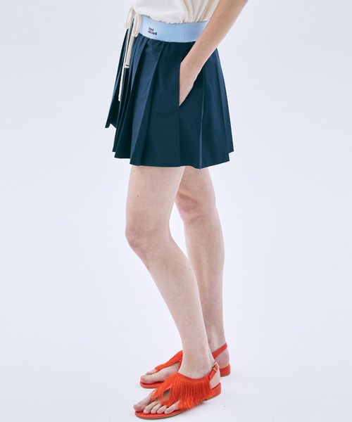 Mardi Mercredi（マルディメクルディ） スカート COTTON PLEATED MINI