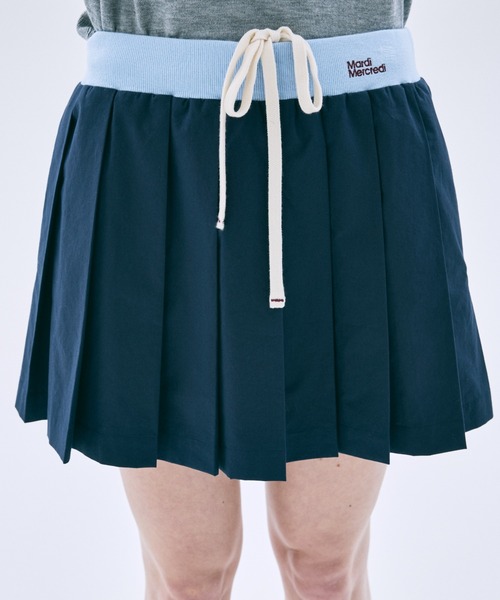 Mardi Mercredi（マルディメクルディ） スカート COTTON PLEATED MINI