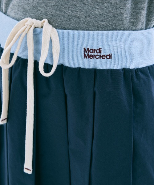 Mardi Mercredi（マルディメクルディ） スカート COTTON PLEATED MINI