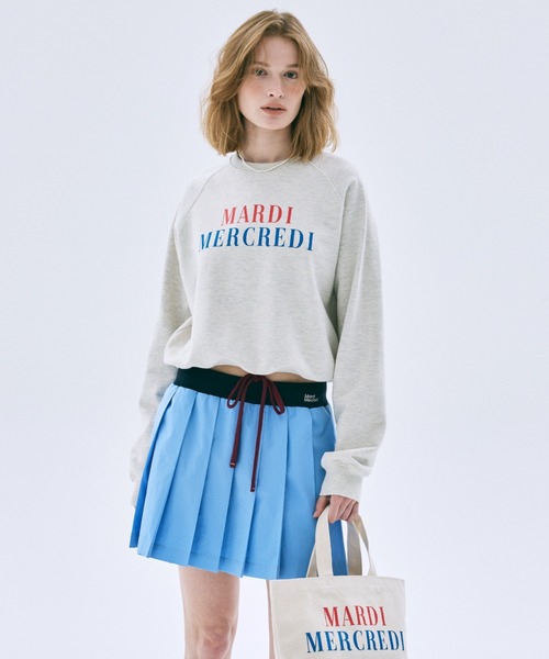 Mardi Mercredi（マルディメクルディ） スカート COTTON PLEATED MINI