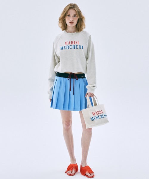 Mardi Mercredi（マルディメクルディ） スカート COTTON PLEATED MINI