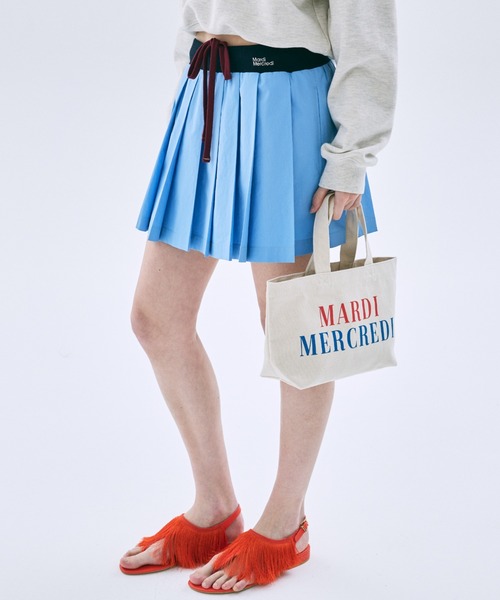 Mardi Mercredi（マルディメクルディ） スカート COTTON PLEATED MINI