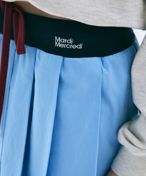 Mardi Mercredi（マルディメクルディ） スカート COTTON PLEATED MINI