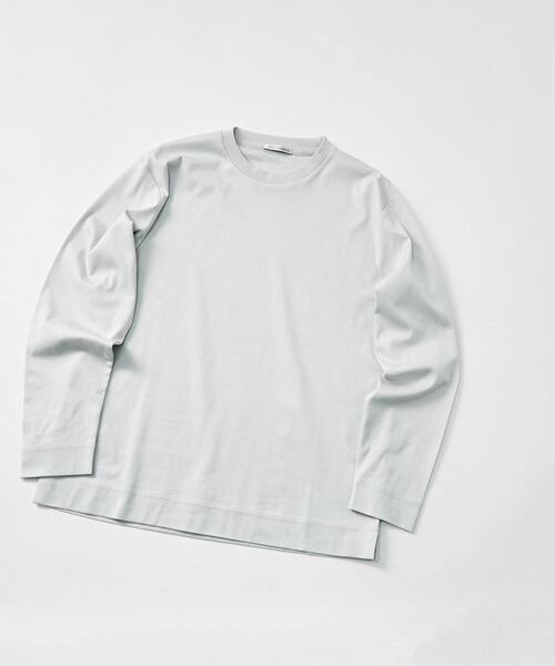 「MEN'S MELROSE」 長袖Tシャツ 4 ホワイト メンズ_画像4