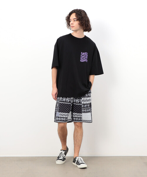 「Purple&Yellow」 ハーフパンツ X-LARGE ブラック系その他 メンズ_画像2