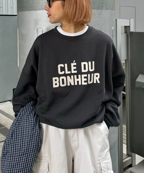 「CIAOPANIC TYPY」 スウェットカットソー LARGE グレー レディース_画像8