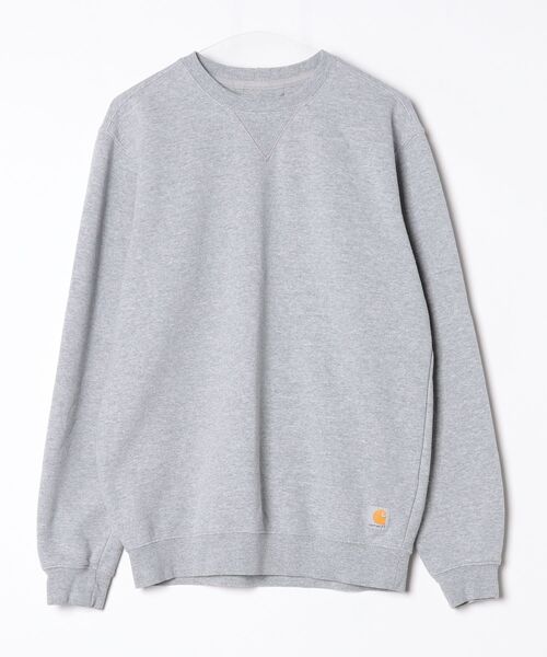 Carhartt」 スウェットカットソー SMALL ヘザーグレー メンズ
