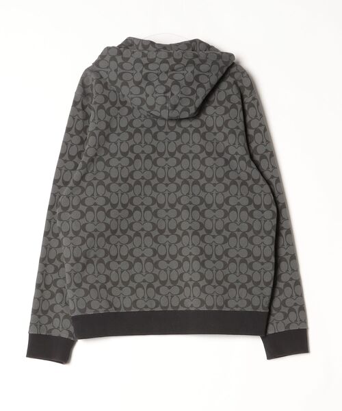 COACH（コーチ） ジップアップパーカー L グレー メンズ : ZOZOTOWN