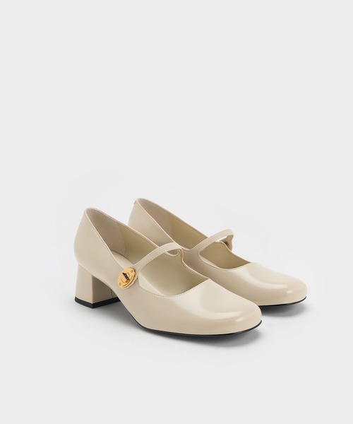 「CHARLES & KEITH」 パンプス 25cm ブラック系その他6 レディース_画像2