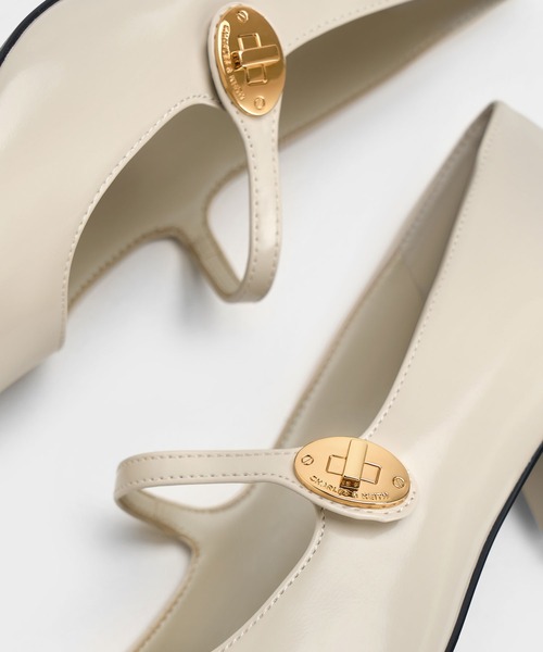 「CHARLES & KEITH」 パンプス 25cm ブラック系その他6 レディース_画像4