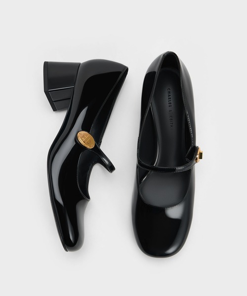 「CHARLES & KEITH」 パンプス 25cm ブラック系その他6 レディース_画像9