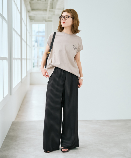 Spick＆Span（スピック アンド スパン） ワイドパンツ スラックス