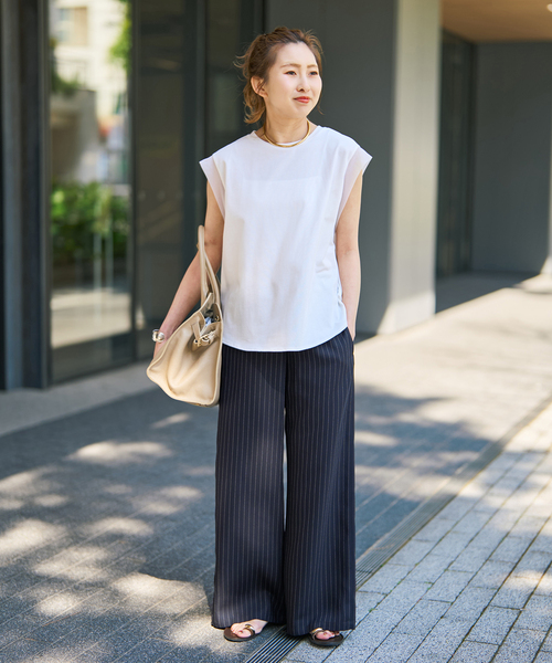 Spick＆Span（スピック アンド スパン） ワイドパンツ スラックス