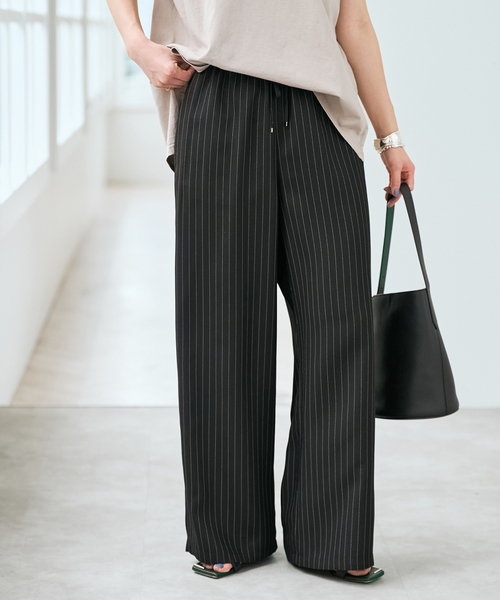Spick＆Span（スピック アンド スパン） ワイドパンツ スラックス