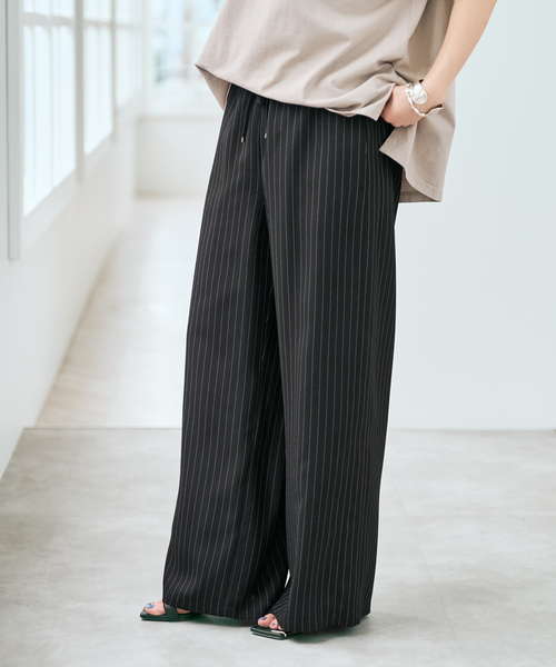 Spick＆Span（スピック アンド スパン） ワイドパンツ スラックス