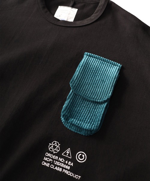 「SHAREEF」 長袖Tシャツ 1 パープル メンズ_画像8