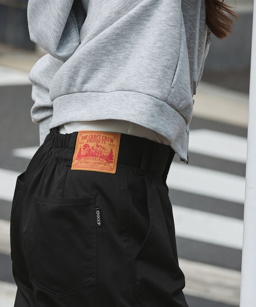 「THE CRAFT CREW PRODUCTS」 チノパンツ S カーキ レディース_画像7