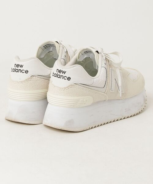 「New Balance」 ローカットスニーカー 23.5cm ベージュ レディース_1