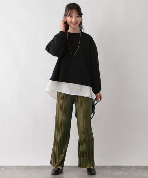 「GLOBAL WORK Smile Seed Store」 セットアップ SMALL チャコール レディース_画像9