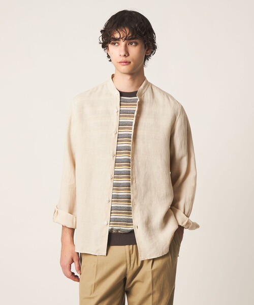 UNITED ARROWS（ユナイテッドアローズ） シャツ LIBECO リネン バンド
