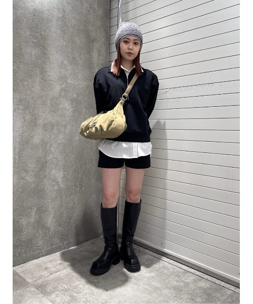 「THROW by SLY」 ジップアップパーカー FREE 杢グレー レディース_画像7