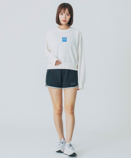 「X-girl」 スウェットカットソー L グレー レディース_画像6