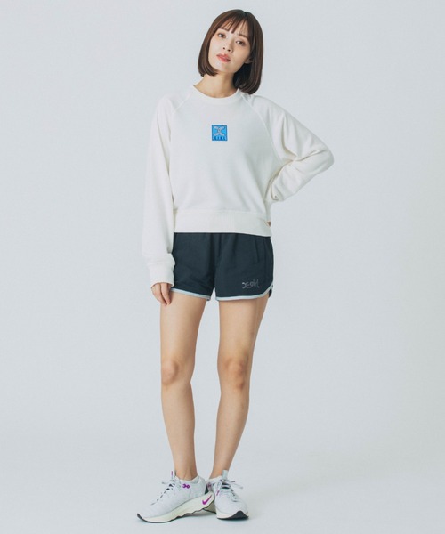 「X-girl」 スウェットカットソー L グレー レディース_画像7