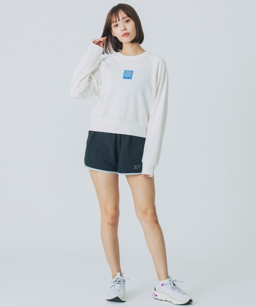 「X-girl」 スウェットカットソー L グレー レディース_画像8