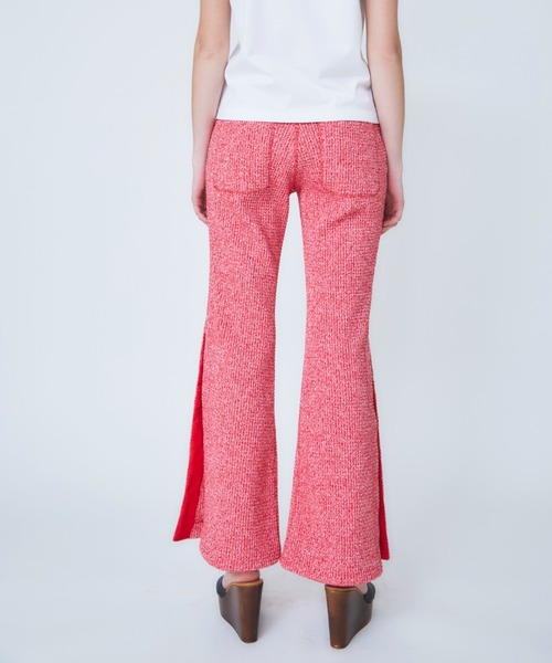 「CINOH」 パンツ 36 レッド レディース_画像4