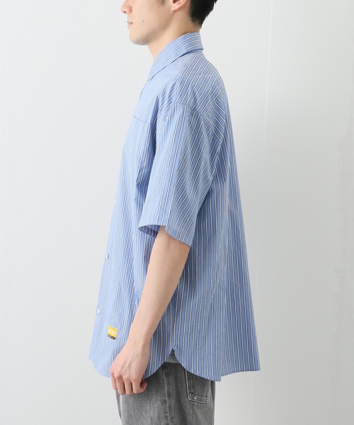 「ddp」 半袖シャツ MEDIUM ブルー メンズ_画像3