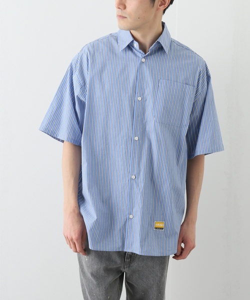 「ddp」 半袖シャツ MEDIUM ブルー メンズ_画像9