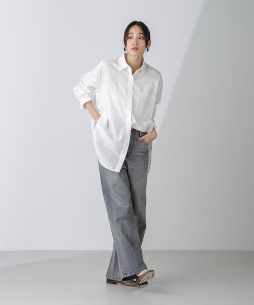 「Healthy denim」 デニムパンツ 25 グレー レディース_画像6