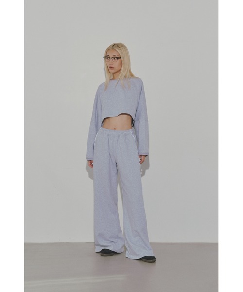 「ALEXIA STAM」 スウェットパンツ M ネイビー レディース_画像9