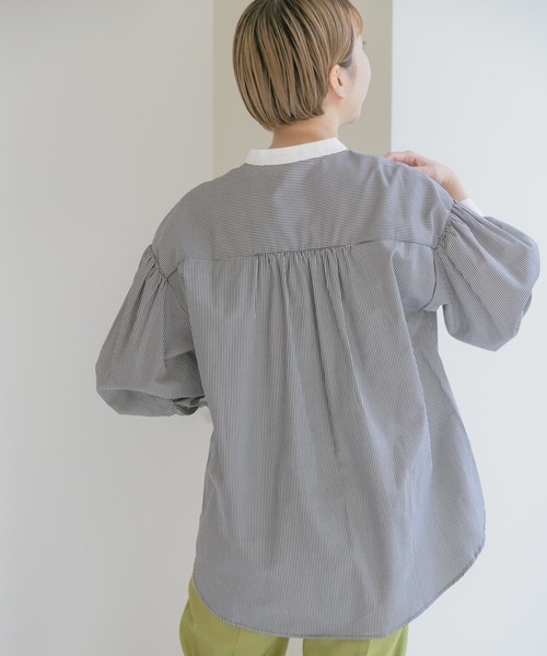 「ITEMS URBANRESEARCH」 長袖ブラウス FREE ブラック レディース_画像5
