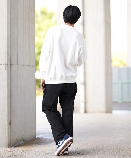 「THRASHER」 スウェットカットソー L グレー レディース_画像9