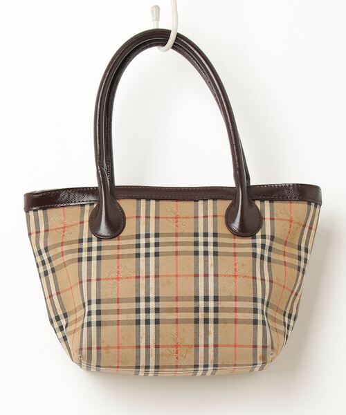 【美品】Burberry ハンドバッグ ベージュ BURBERRY（バーバリー） ハンドバッグ - ベージュ レディース